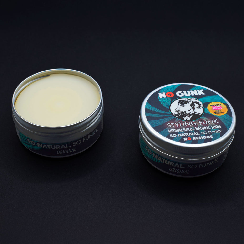 NO GUNK Styling Funk Natural Organic Hair Wax For Men open