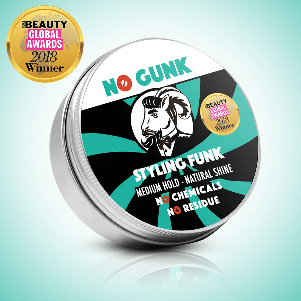 NO GUNK Natural Organic Hair Pomade Wax For Men Styling Funk